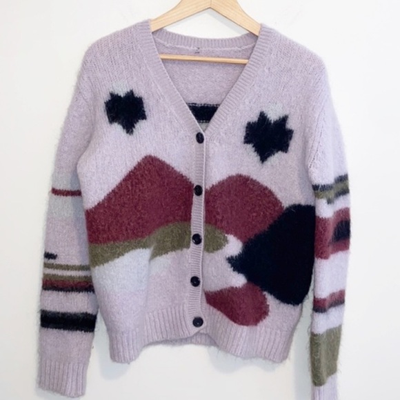 NWOT Wilfred Mohair Wikipedia blend Cardigan - Aritzia - Picture 1 of 7